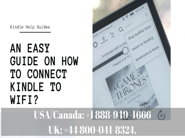 Connect Kindle to Wifi | Call 1-888-949-4666 | Kindle Customer Service