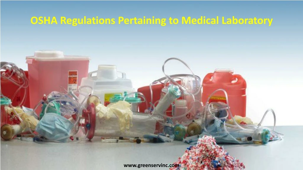 osha regulations pertaining to medical laboratory