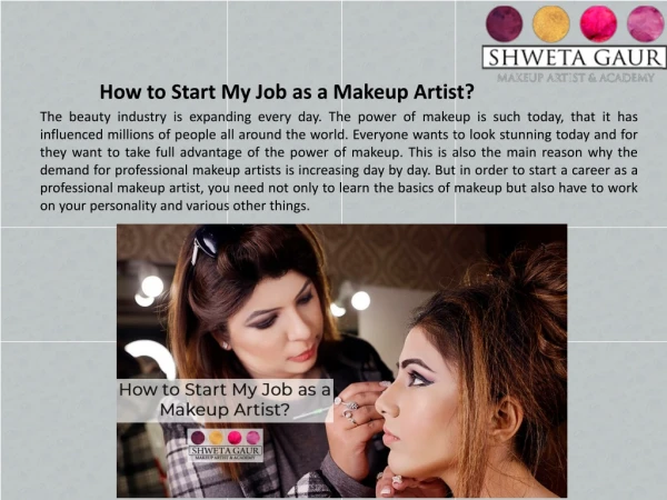 How to Start My Job as a Makeup Artist?
