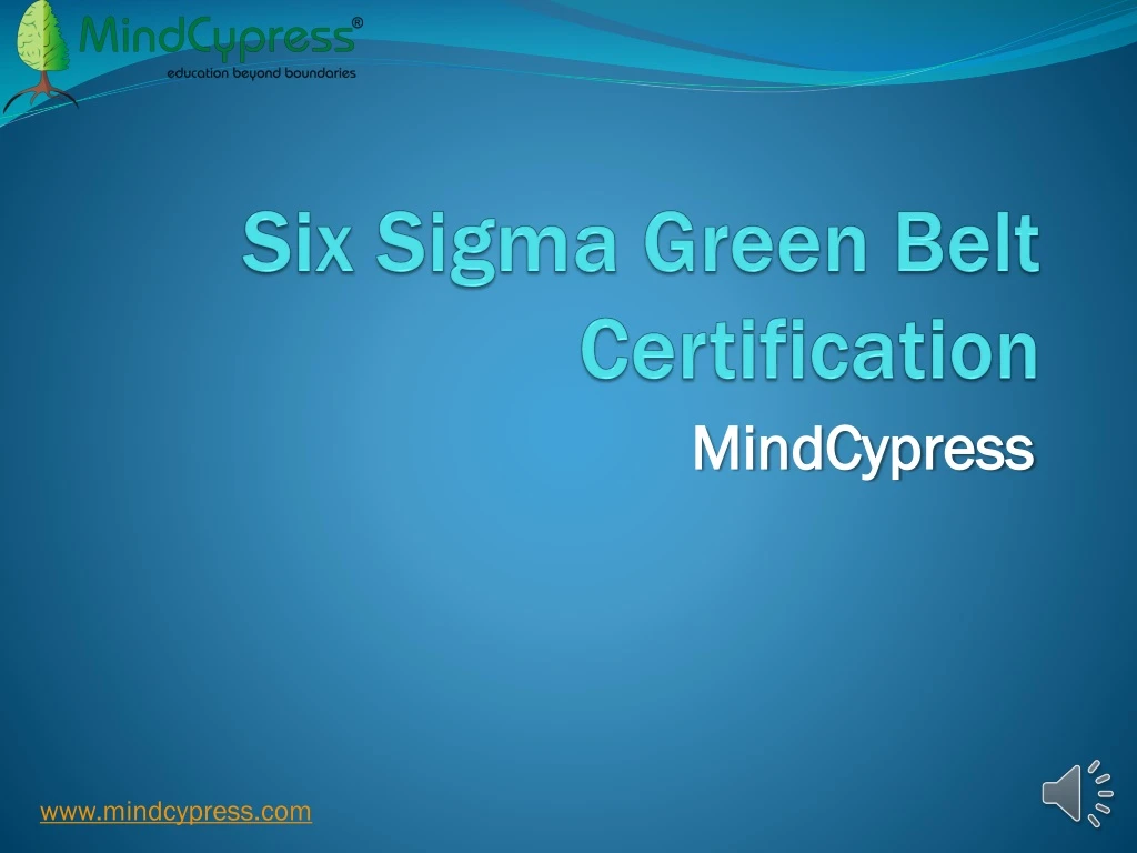 six sigma green belt certification