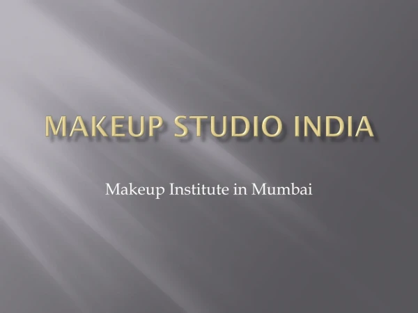 Makeup Institute in Mumbai