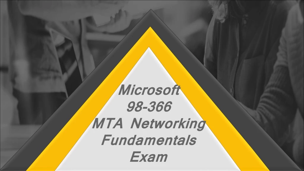 microsoft 98 366 mta networking fundamentals exam