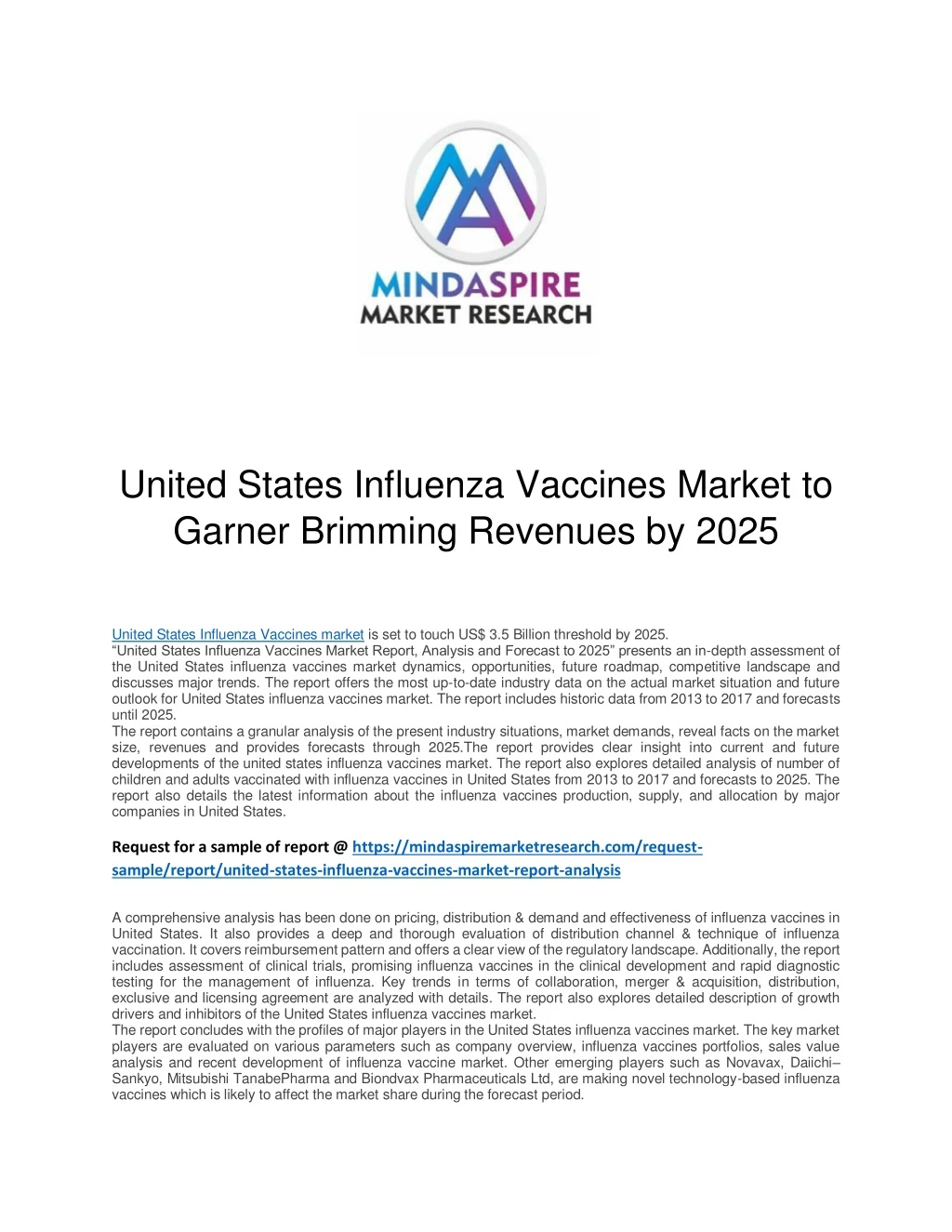 united states influenza vaccines market to garner