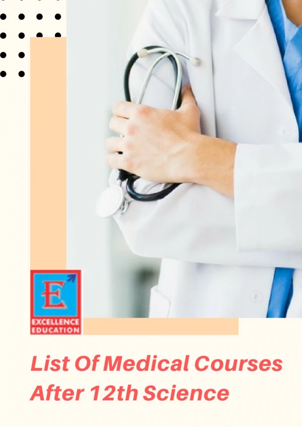 Medical Courses After 12th Science
