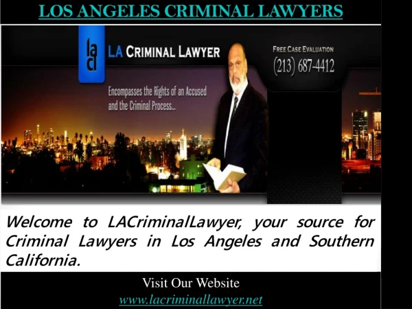 Los Angeles Criminal Lawyers