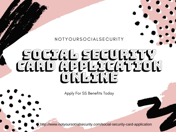 Social Security Card Application Online - How To apply For One