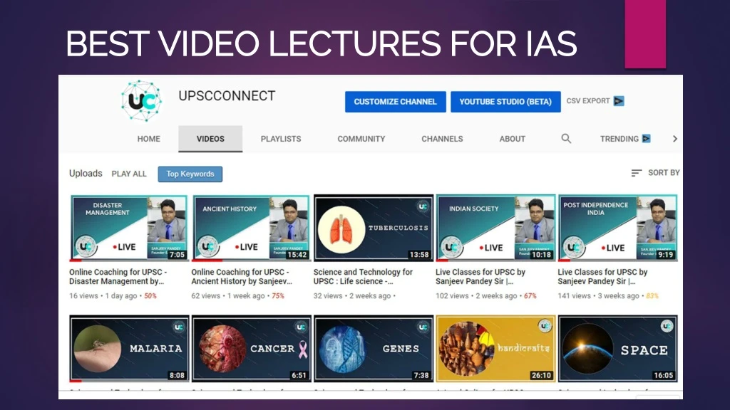 best video lectures for ias