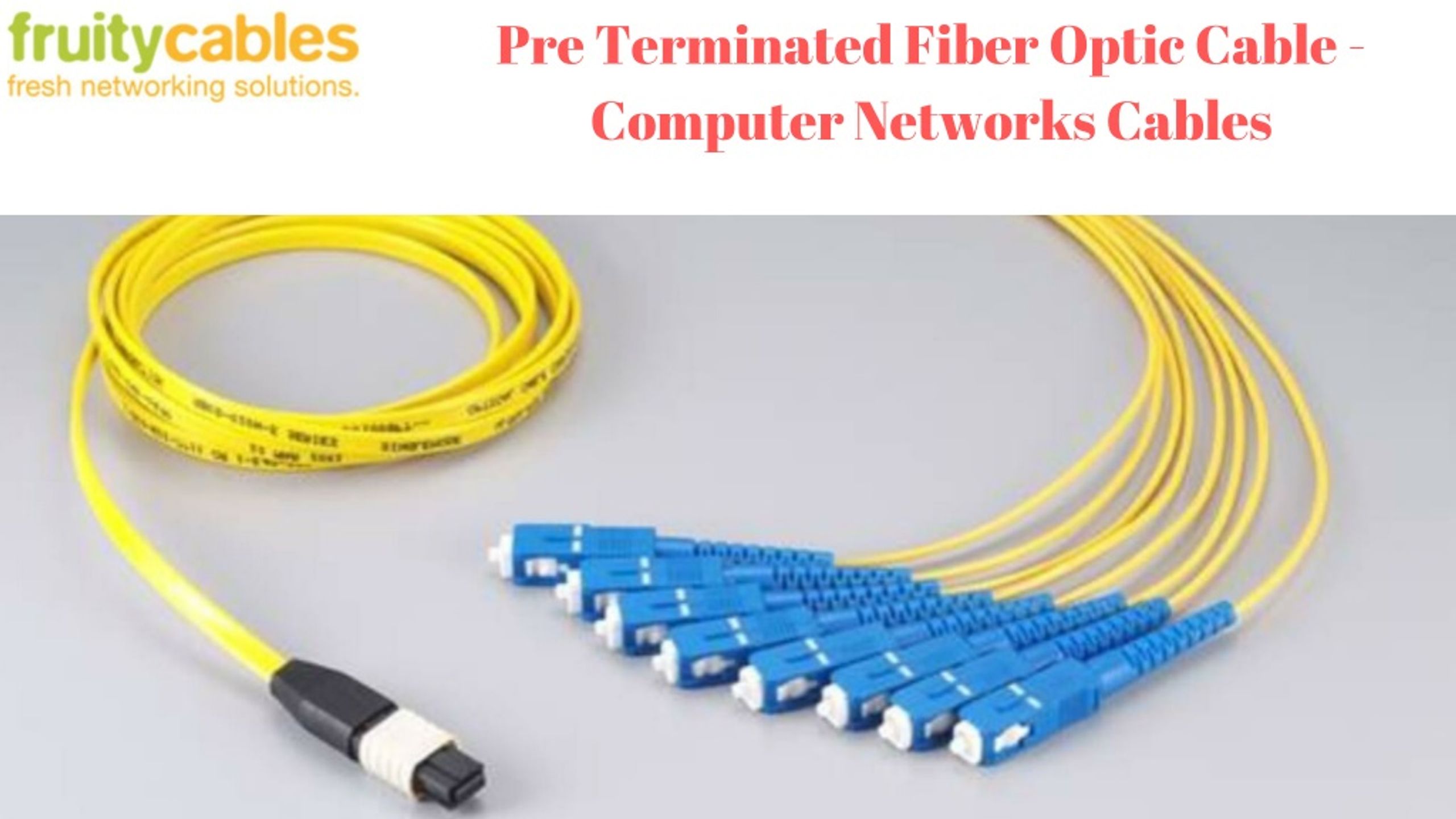 PPT - Pre Terminated Fiber Optic Cable PowerPoint Presentation, free ...