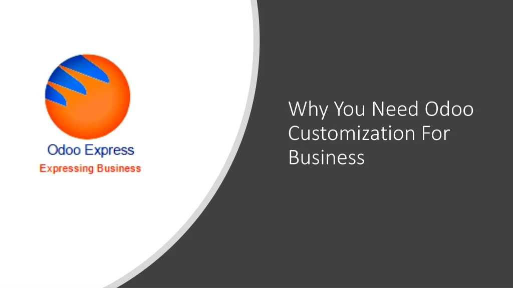 why you need odoo customization for business