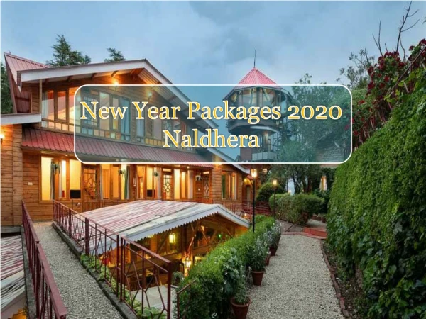 New Year Packages 2020 in Naldhera | New Year Package 2020 in Naldhera
