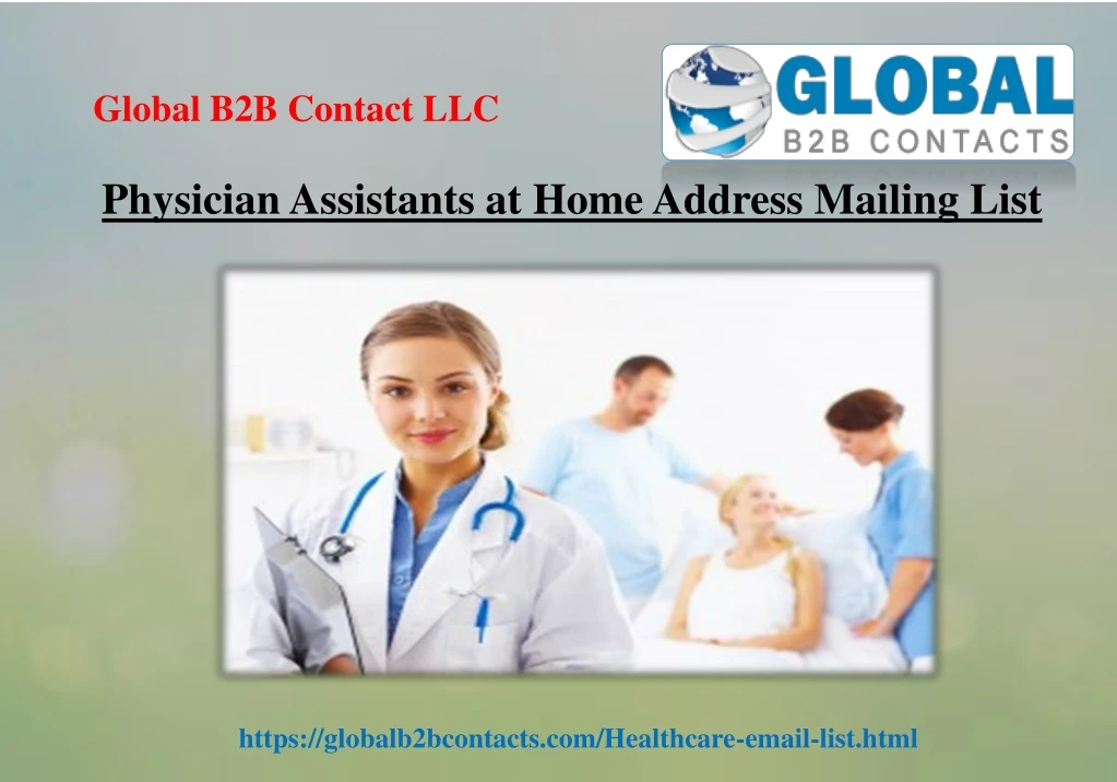 physician assistants at home address mailing list