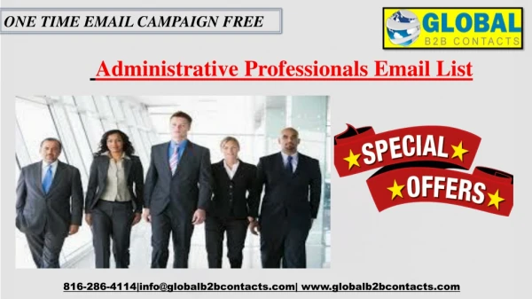 Administrative Professionals Email List