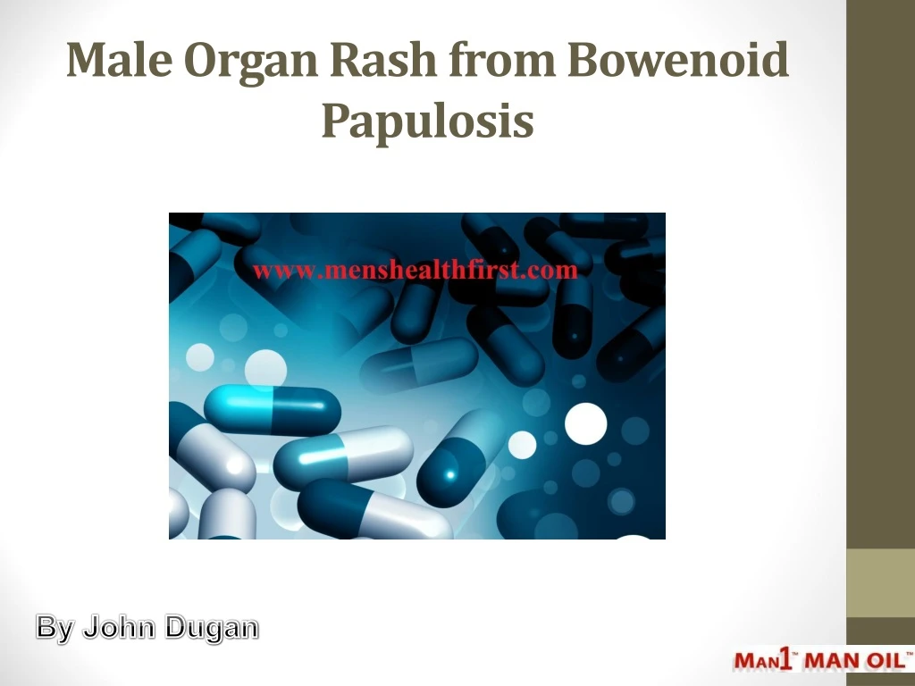 male organ rash from bowenoid papulosis