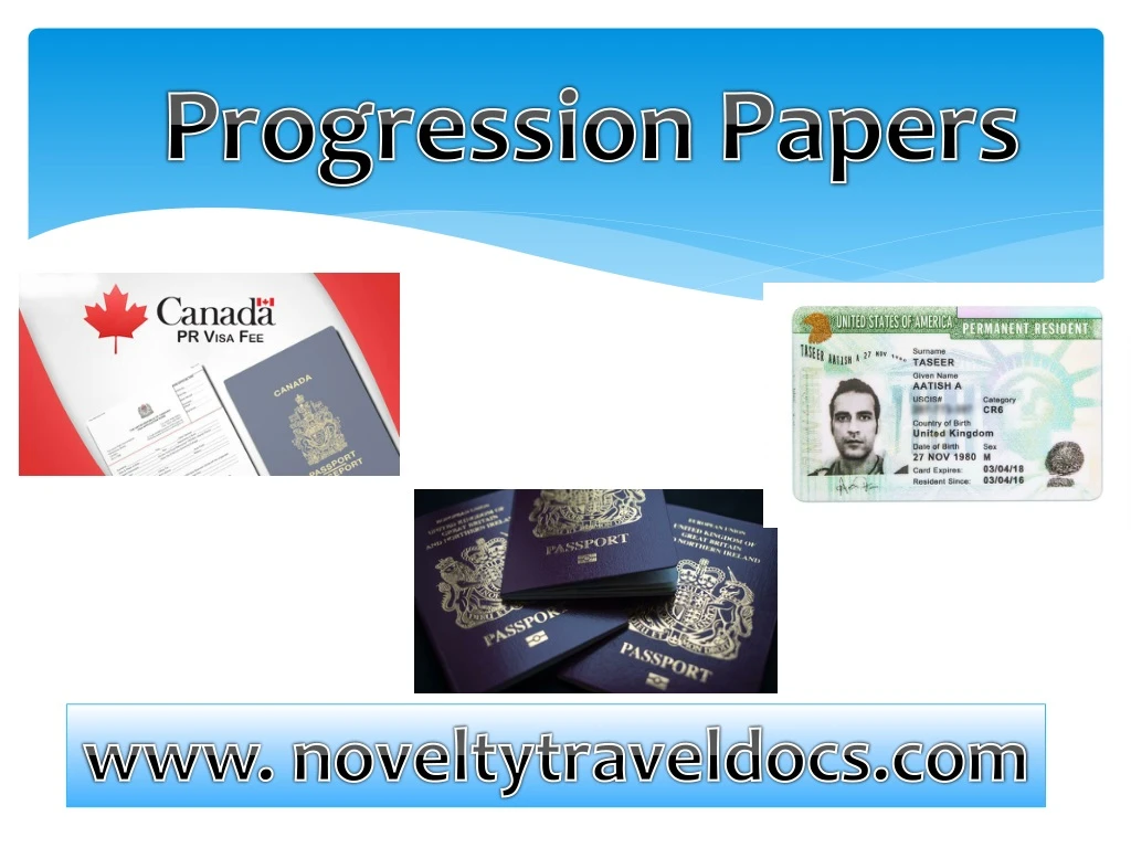 progression papers
