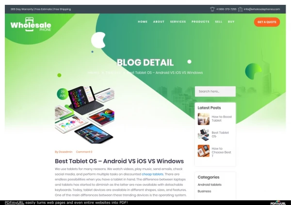 Best Tablet OS – Android VS iOS VS Windows