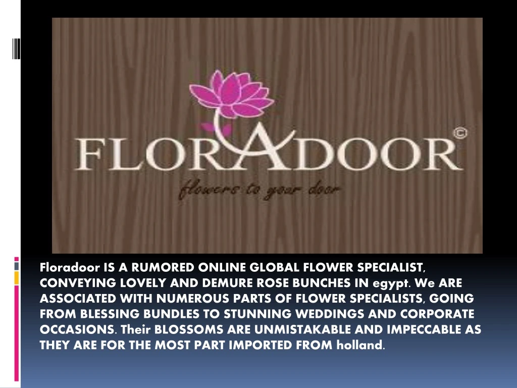 floradoor is a rumored online global flower