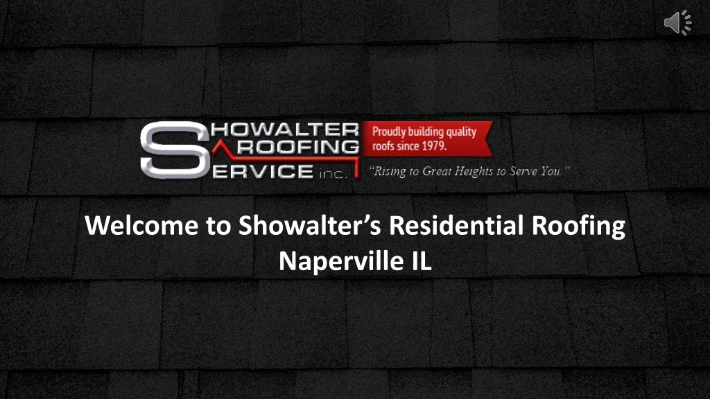 welcome to showalter s residential roofing