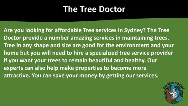 Tree Lopping Australia | The Tree Doctor