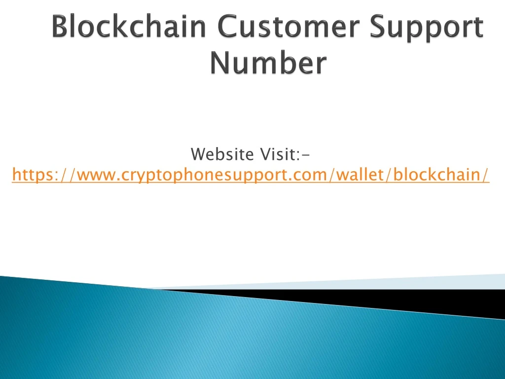 blockchain customer support number