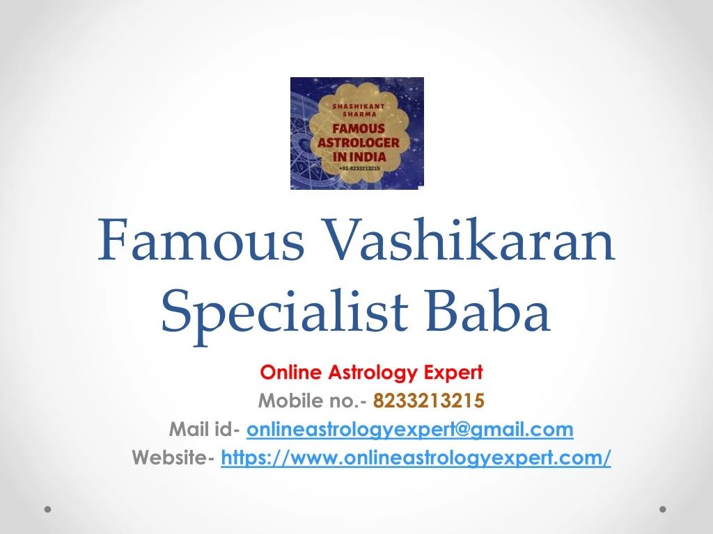 famous vashikaran specialist baba