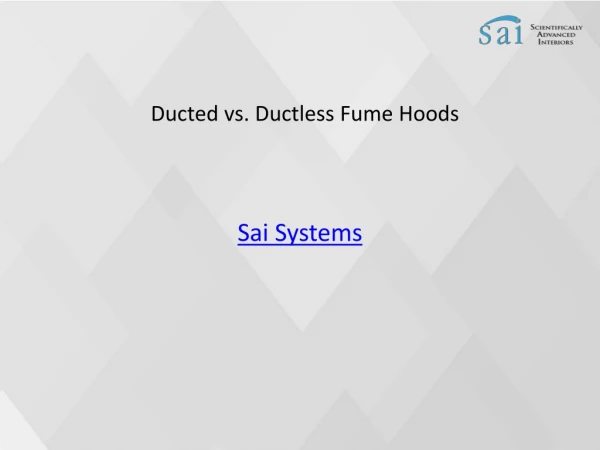 Ducted vs. Ductless Fume Hoods