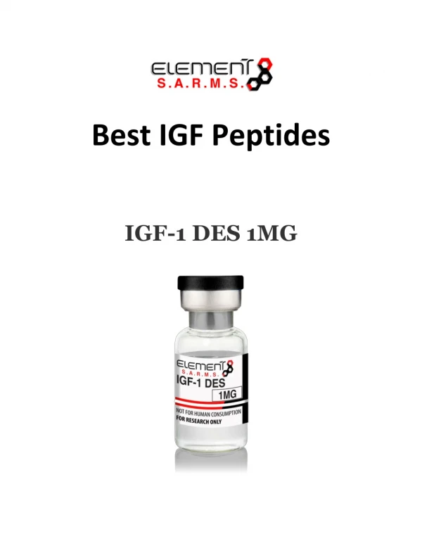 Best IGF Peptides