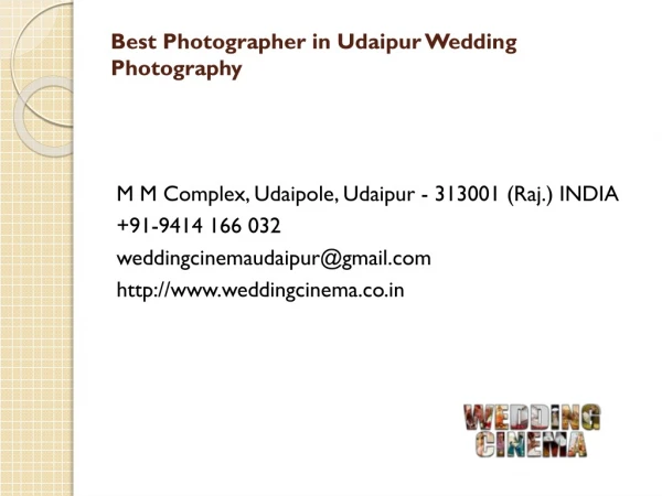 Best Photographer in Udaipur Wedding Photography