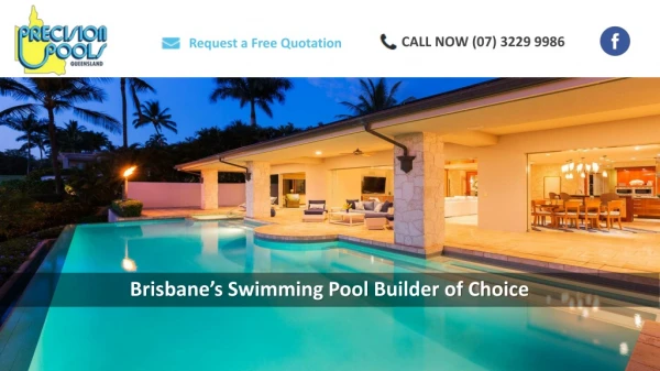 Brisbane’s Swimming Pool Builder of Choice