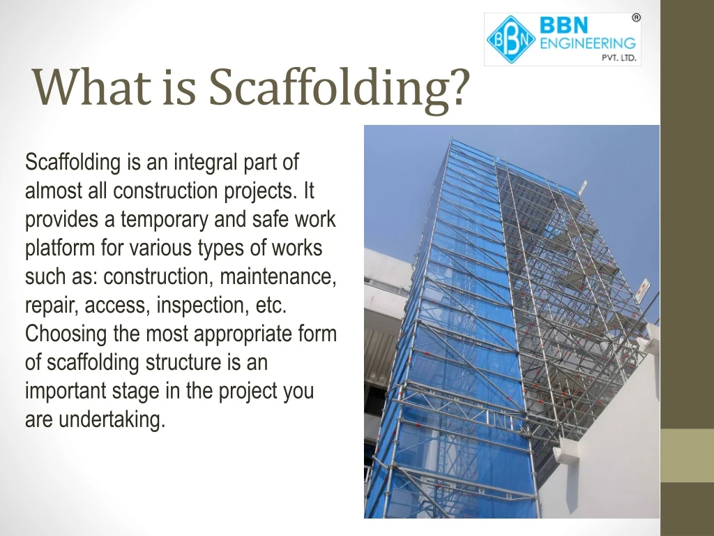 what is scaffolding