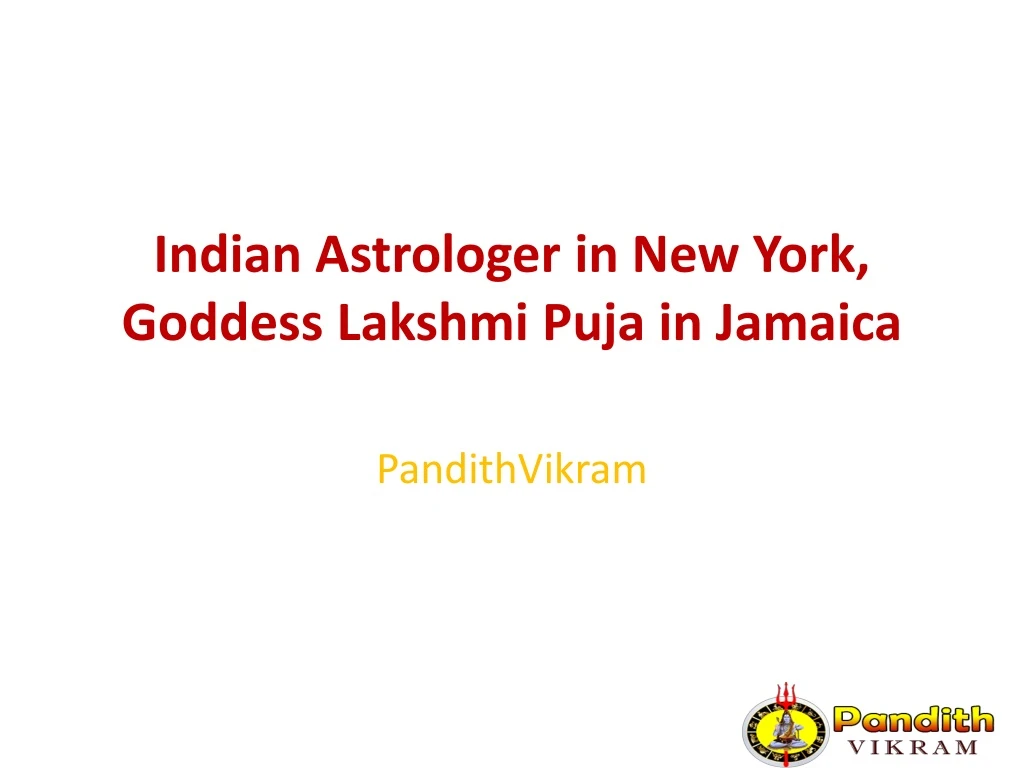 indian astrologer in new york goddess lakshmi puja in jamaica
