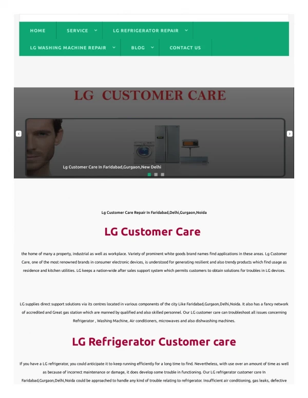 lg service centre & customer care in delhi,faridabad,nioia,gurgaon