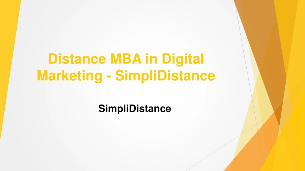 distance mba in digital marketing simplidistance