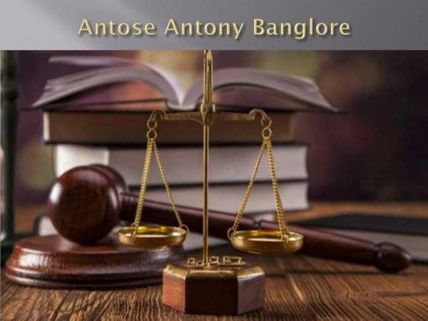 Antose Antony | Lawyer
