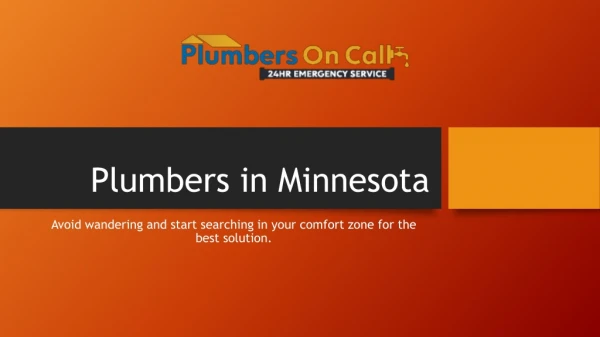 Plumbers in Minnesota