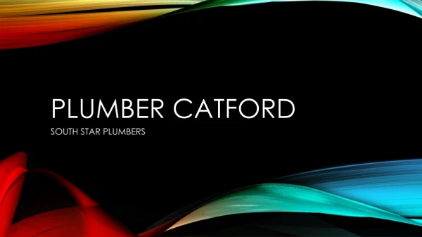 Plumber Catford