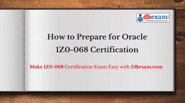 [PDF] 1Z0-068 - Oracle Database 12c - RAC and Grid Infrastructure Administration Exam Questions