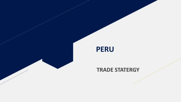 Peru export import data