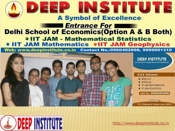 Best coaching for IIT JAM statistics.