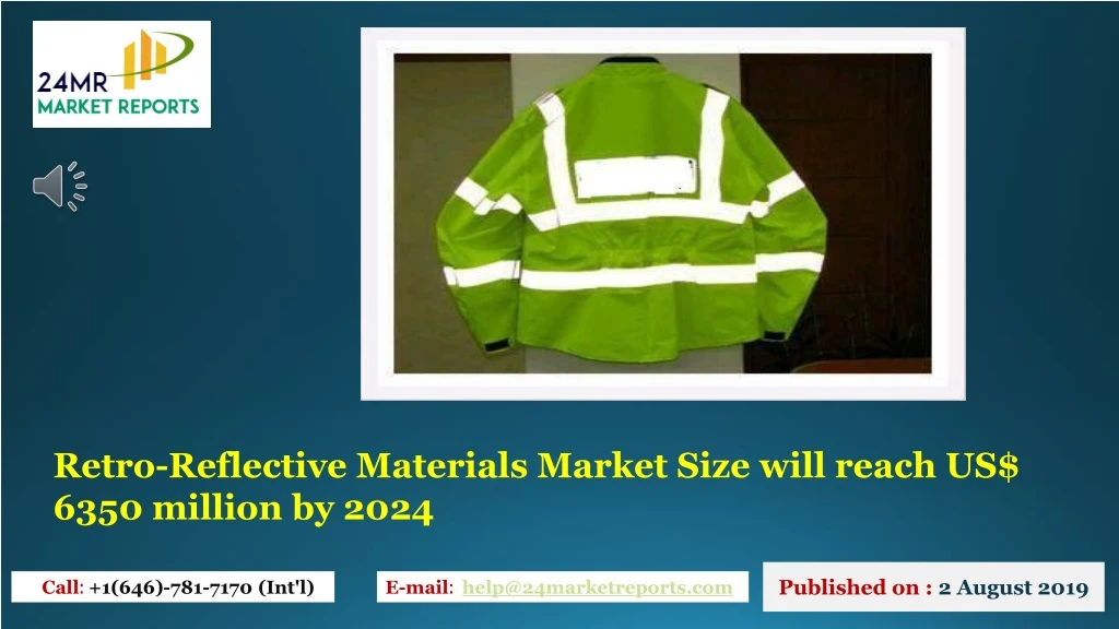 retro reflective materials market size will reach