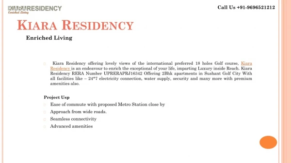 Kiara Residency Lucknow