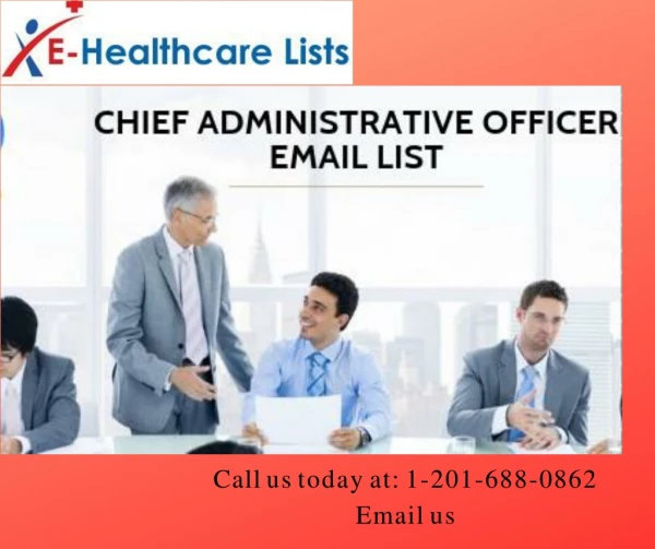 Chief Administrator email list & mailing list, Chief Administrator email list in USA