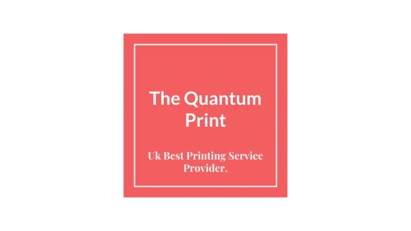 the quantum print