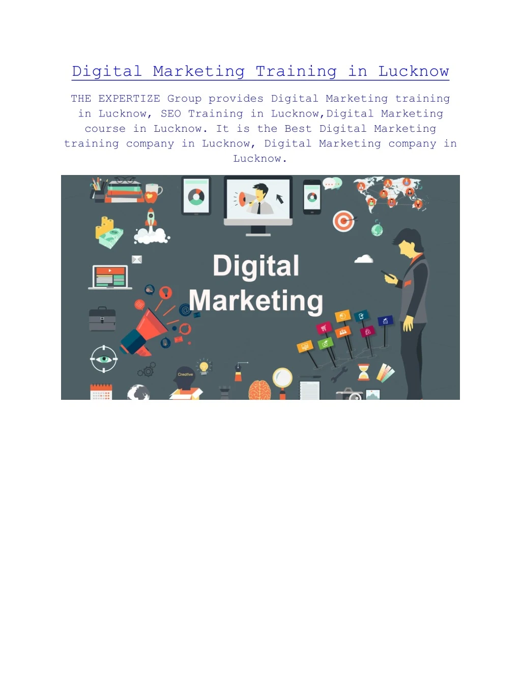 digital marketing training in lucknow