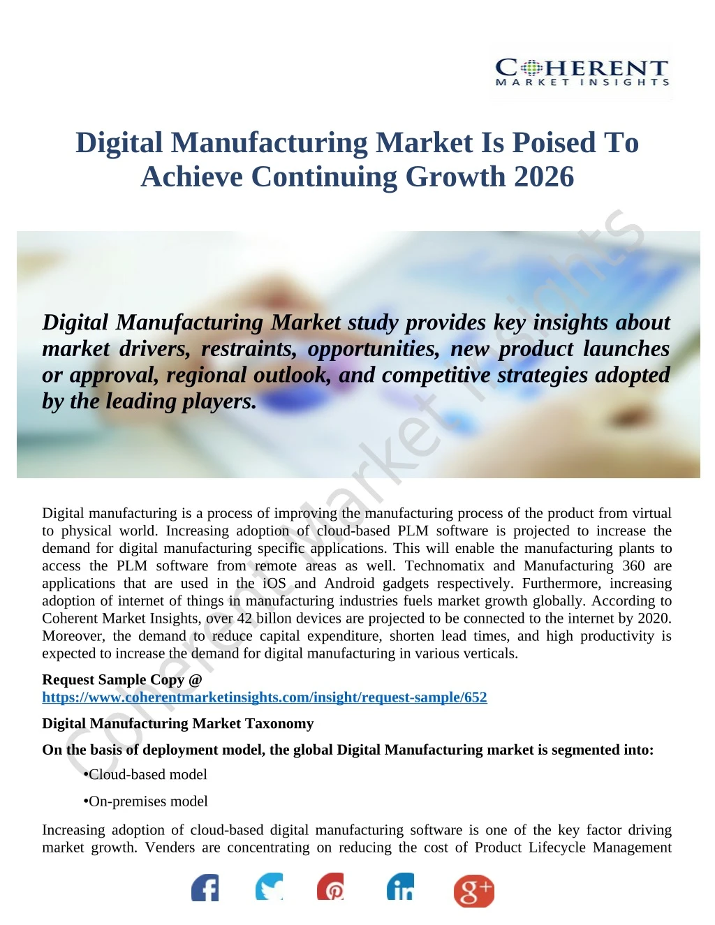 digital manufacturing market is poised to achieve