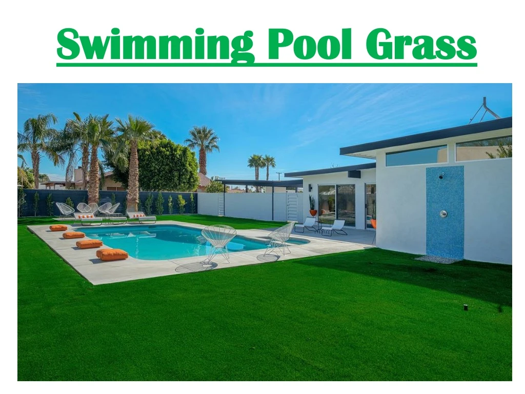 swimming pool grass