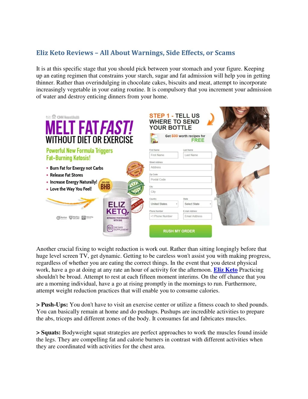 eliz keto reviews all about warnings side effects
