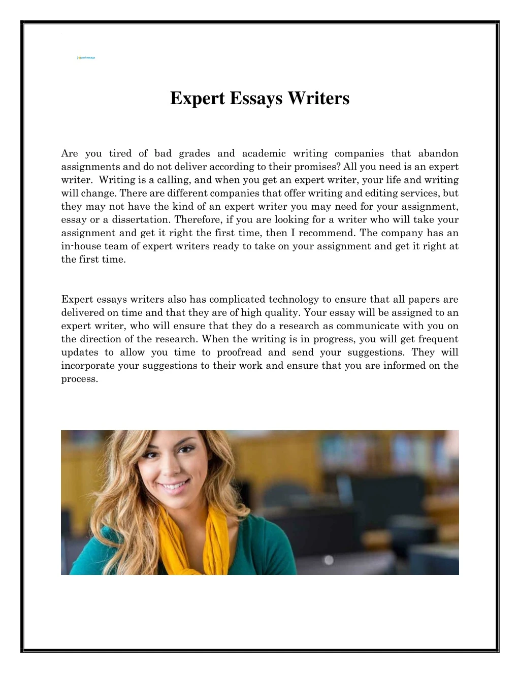 expert essays writers