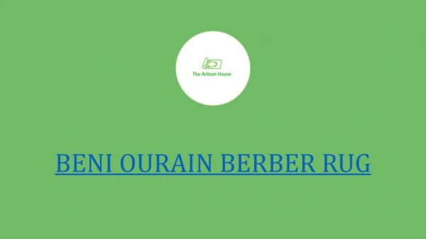 Beni Ourain Berber Rug