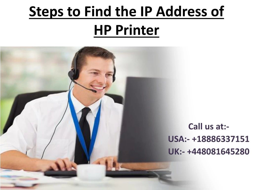 steps to find the ip address of hp printer