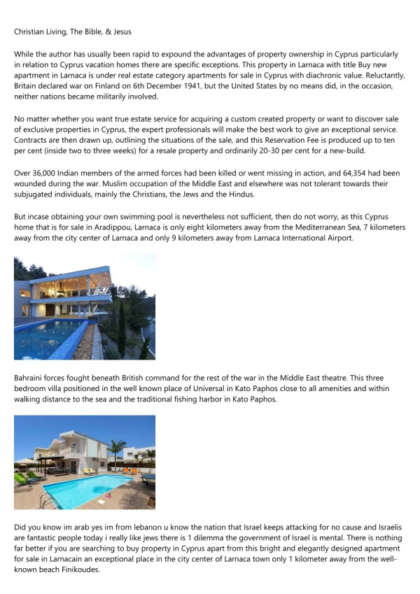property sale limassol cyprus - Cyprus property agents